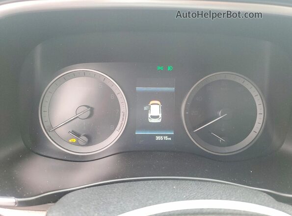 KM8J3CAL7KU903422 2019 HYUNDAI TUCSON Белый Вид щитка приборов