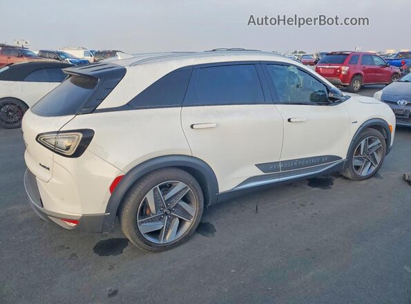 KM8J84A63MU013827 2021 HYUNDAI NEXO Белый Задняя правая четверть