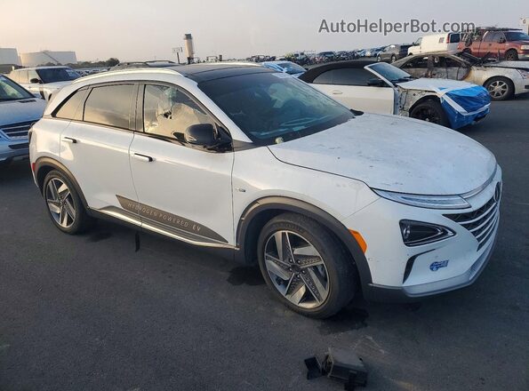 KM8J84A63MU013827 2021 HYUNDAI NEXO Белый Передняя правая четверть