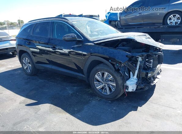 KM8JBCA1XPU097293 2023 HYUNDAI TUCSON HYBRID Черный Передняя правая четверть