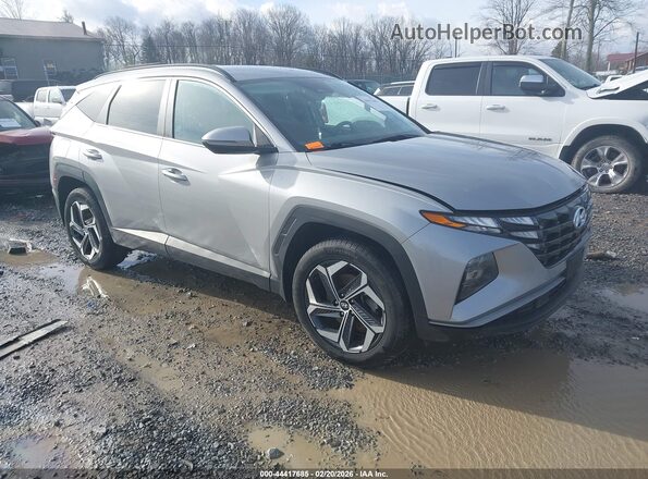 KM8JBDA28NU039520 2022 HYUNDAI TUCSON PLUG-IN HYBRID Серебряный Передняя правая четверть