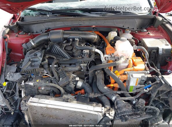 KM8JCDD16SU296848 2025 HYUNDAI TUCSON HYBRID Красный Вид сзади