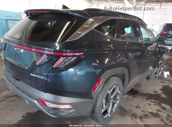 KM8JECA15PU111009 2023 HYUNDAI TUCSON HYBRID Синий Задняя правая четверть