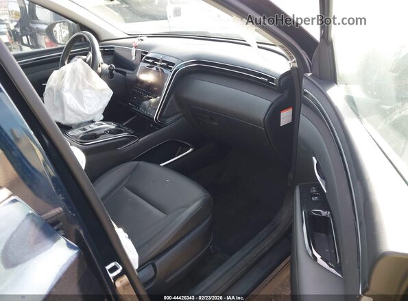 KM8JFCA10PU110573 2023 HYUNDAI TUCSON HYBRID Черный Вид салона спереди