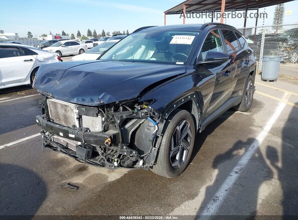 KM8JFCA10PU110573 2023 HYUNDAI TUCSON HYBRID Черный Передняя левая четверть