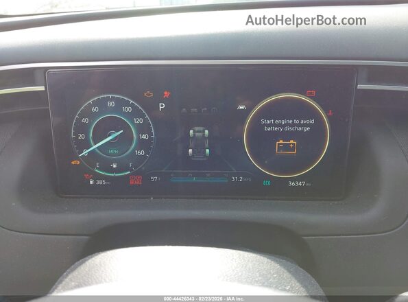 KM8JFCA10PU110573 2023 HYUNDAI TUCSON HYBRID Черный Вид задних сидений