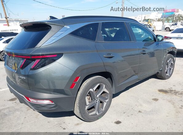 KM8JFCA14PU126355 2023 HYUNDAI TUCSON HYBRID Серый Задняя правая четверть
