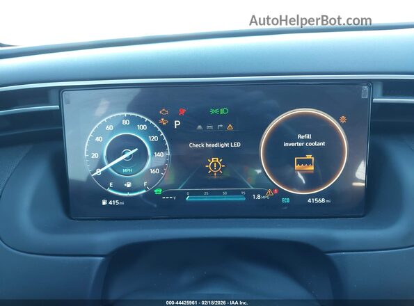 KM8JFCA18PU092825 2023 HYUNDAI TUCSON HYBRID Серый Вид задних сидений