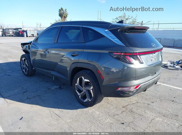 KM8JFCA18PU092825 2023 HYUNDAI TUCSON HYBRID Серый Задняя левая четверть