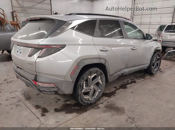 KM8JFCA1XPU121998 2023 HYUNDAI TUCSON HYBRID Серый Задняя правая четверть