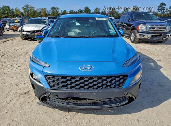 KM8K22AB3NU779565 2022 HYUNDAI KONA Синий Вид спереди