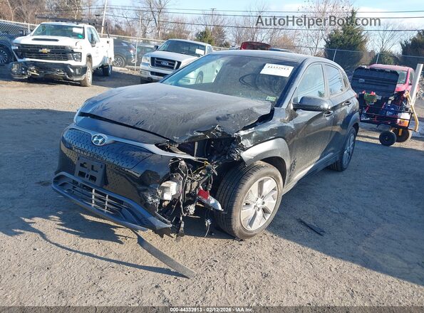KM8K23AG8MU122809 2021 HYUNDAI KONA ELECTRIC Black Przód lewy