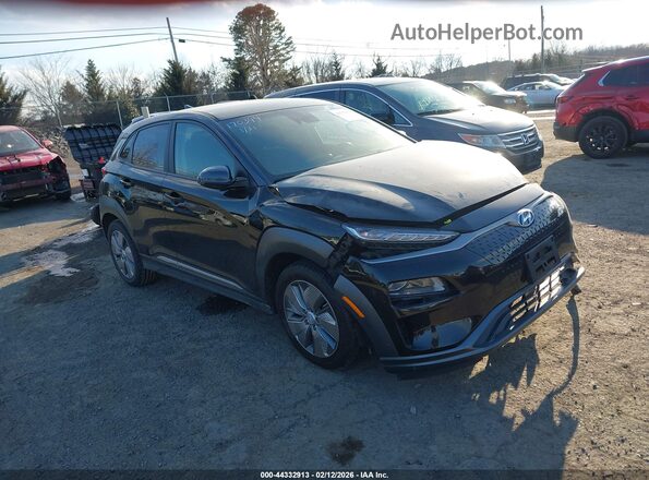 KM8K23AG8MU122809 2021 HYUNDAI KONA ELECTRIC Black Przód prawy