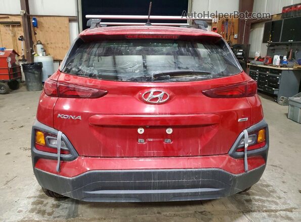 KM8K2CAA3MU607936 2021 HYUNDAI KONA Красный Вид сзади