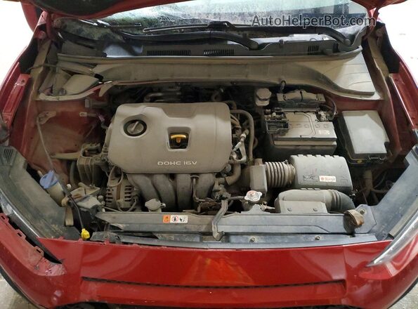 KM8K2CAA3MU607936 2021 HYUNDAI KONA Красный Вид подкапотного пространства
