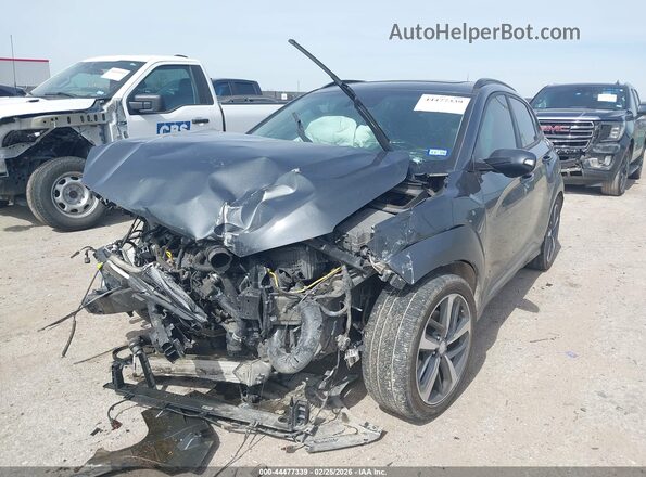 KM8K33A51LU492221 2020 HYUNDAI KONA Серый Передняя левая четверть