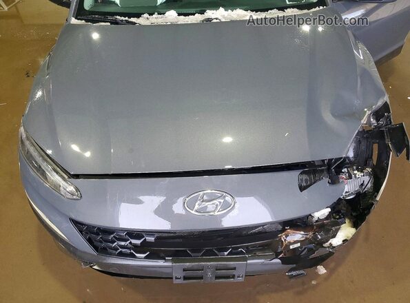 KM8K3CAB4PU982812 2023 HYUNDAI KONA Серый Вид подкапотного пространства