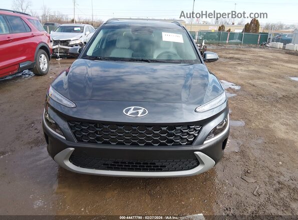 KM8K6CAB0PU939950 2023 HYUNDAI KONA Gray Widok wnętrza z tyłu