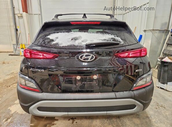 KM8K6CAB5PU007310 2023 HYUNDAI KONA Black Widok z tyłu