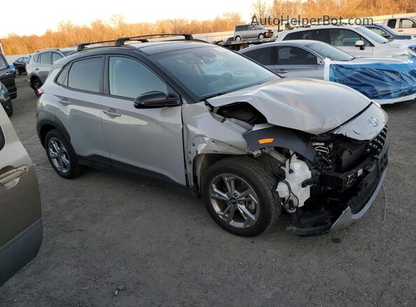 KM8K6CAB7PU042009 2023 HYUNDAI KONA Gray Przód prawy