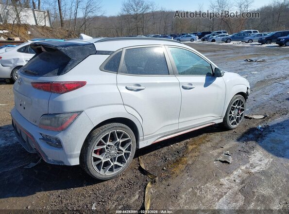 KM8KH3AC2NU004087 2022 HYUNDAI KONA N Gray Задня права чверть