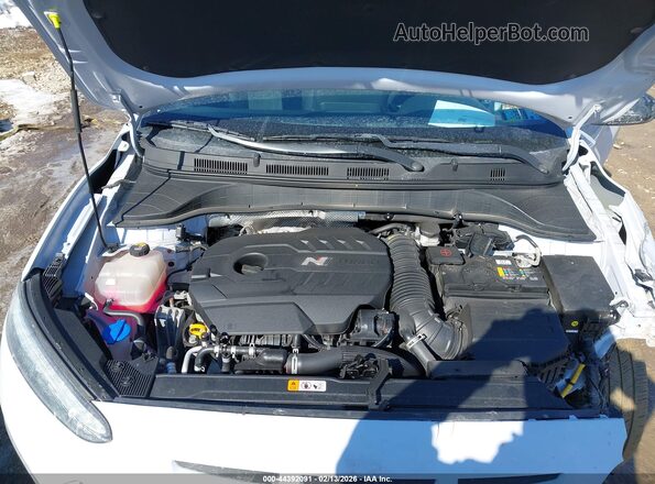 KM8KH3AC2NU004087 2022 HYUNDAI KONA N Gray Вид ззаду