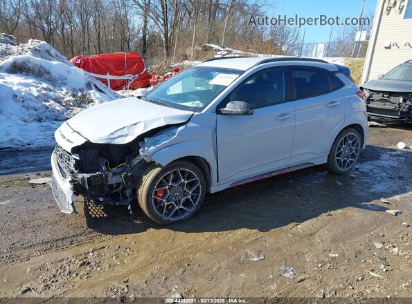 KM8KH3AC2NU004087 2022 HYUNDAI KONA N Gray Передня ліва чверть