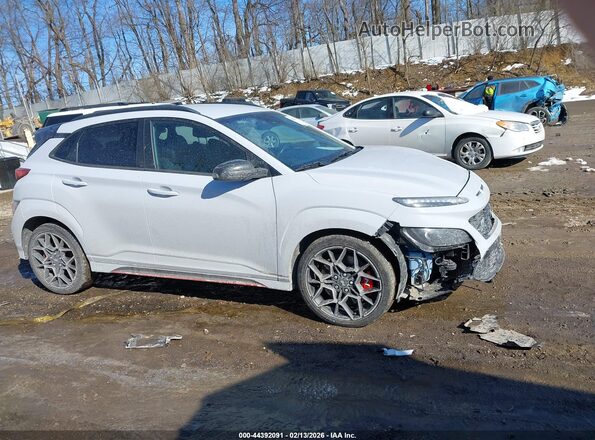 KM8KH3AC2NU004087 2022 HYUNDAI KONA N Gray Вид задньої частини салону