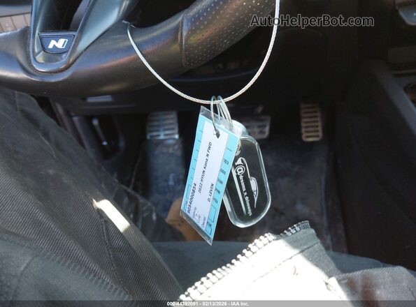 KM8KH3AC2NU004087 2022 HYUNDAI KONA N Gray Вид панелі приладів