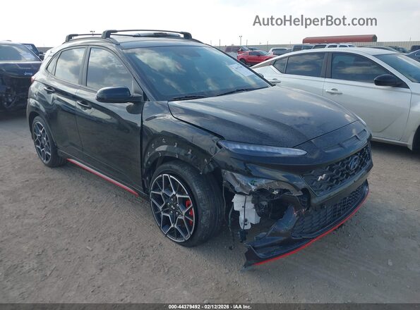 KM8KH3ACXPU011291 2023 HYUNDAI KONA N Black Передня права чверть