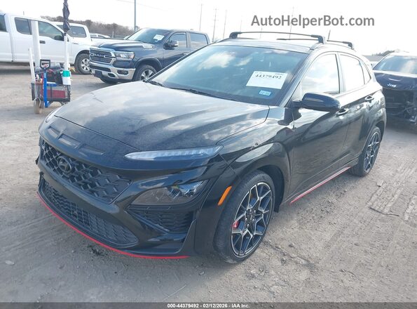 KM8KH3ACXPU011291 2023 HYUNDAI KONA N Black Передня ліва чверть