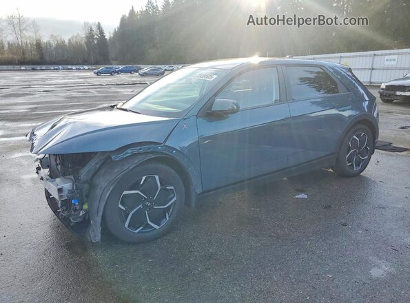 KM8KMDDF6RU317513 2024 HYUNDAI IONIQ Зеленый Передняя левая четверть