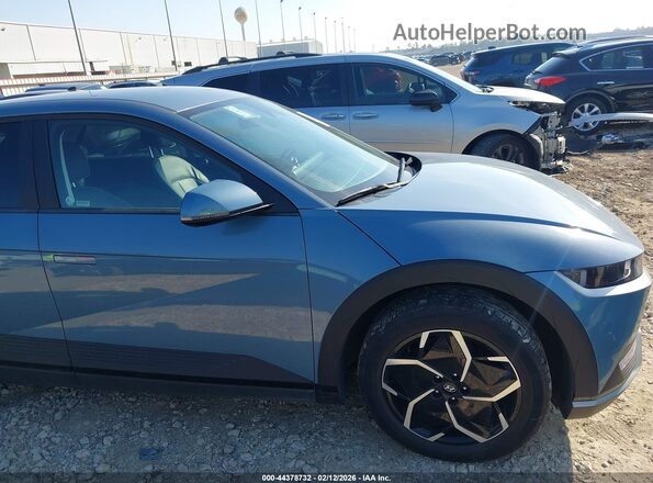KM8KNDAF1PU217723 2023 HYUNDAI IONIQ 5 Light Blue Вид задней части салона