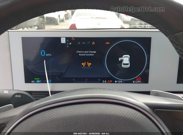 KM8KNDAF2PU206262 2023 HYUNDAI IONIQ 5 Gray Widok tylnych siedzeń