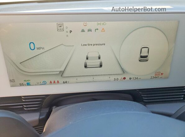 KM8KNDAF4PU230997 2023 HYUNDAI IONIQ Gray Вид щитка приладів