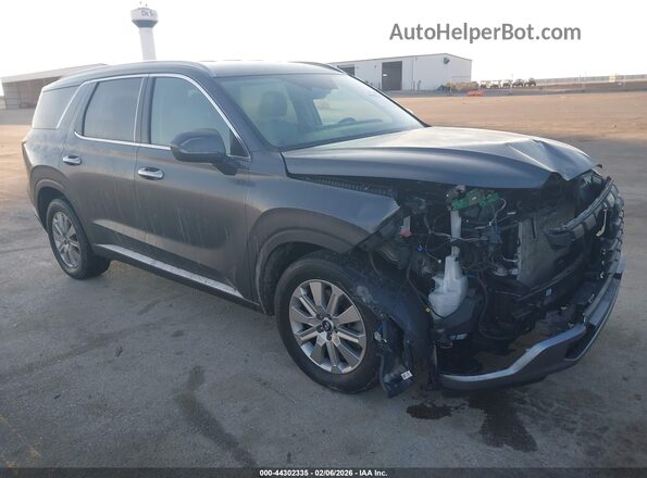 KM8R2DGE4RU662448 2024 HYUNDAI PALISADE Серый Передняя правая четверть