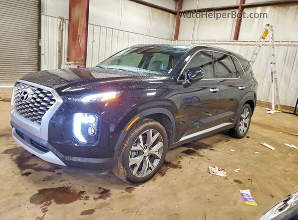 KM8R44HE1MU281870 2021 HYUNDAI PALISADE Черный Передняя левая четверть