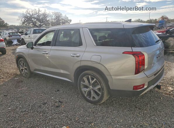 KM8R44HE4MU322511 2021 HYUNDAI PALISADE Серебряный Задняя левая четверть