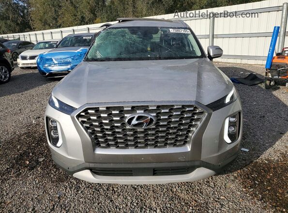KM8R44HE4MU322511 2021 HYUNDAI PALISADE Серебряный Вид спереди