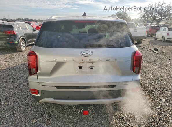 KM8R44HE4MU322511 2021 HYUNDAI PALISADE Серебряный Вид сзади