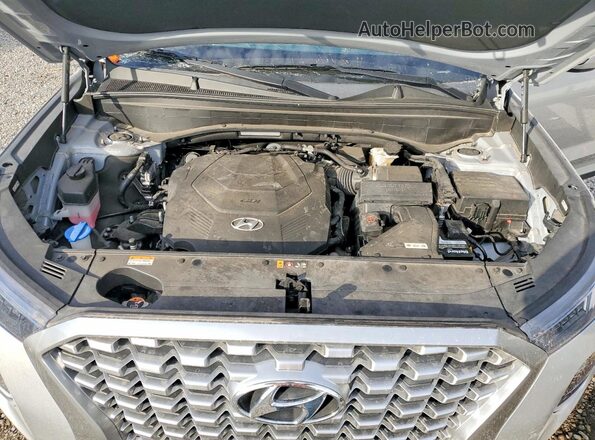 KM8R44HE4MU322511 2021 HYUNDAI PALISADE Серебряный Вид подкапотного пространства