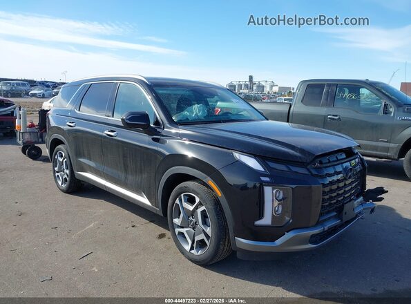 KM8R4DGE2RU732930 2024 HYUNDAI PALISADE Черный Передняя правая четверть