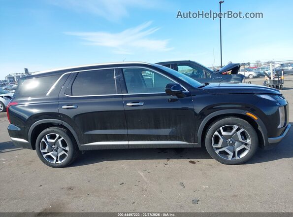 KM8R4DGE2RU732930 2024 HYUNDAI PALISADE Черный Вид задней части салона
