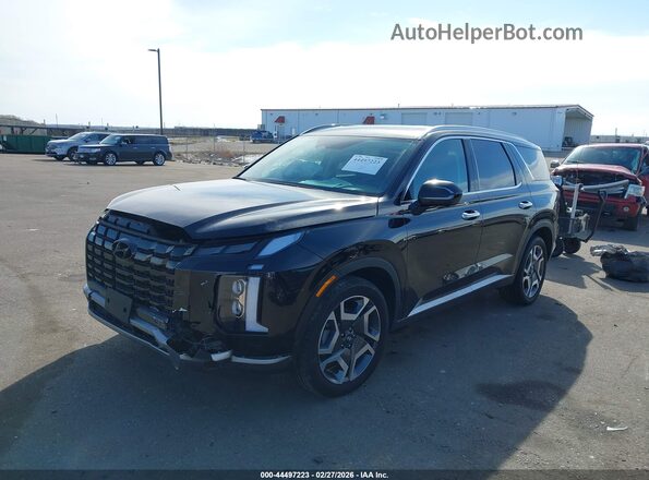KM8R4DGE2RU732930 2024 HYUNDAI PALISADE Черный Передняя левая четверть
