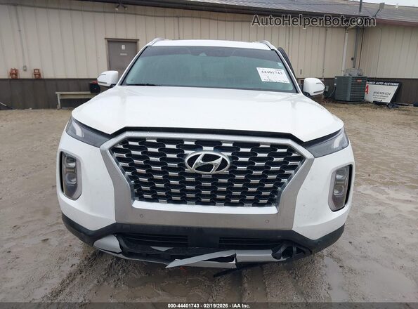KM8R4DHE3MU302282 2021 HYUNDAI PALISADE White Widok zestawu wskaźników
