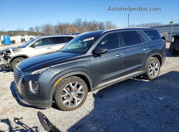 KM8R4DHE9LU084606 2020 HYUNDAI PALISADE Серый Передняя левая четверть