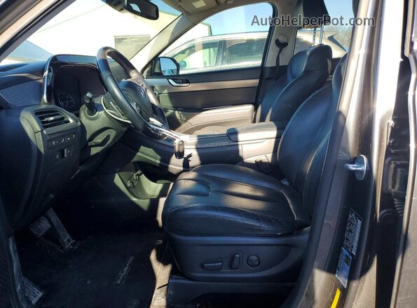 KM8R4DHE9LU084606 2020 HYUNDAI PALISADE Серый Вид салона спереди