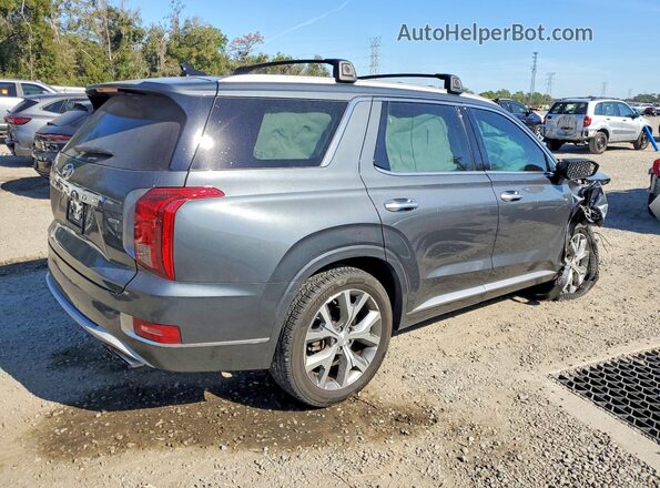 KM8R5DHE1MU199005 2021 HYUNDAI PALISADE Gray Rear right