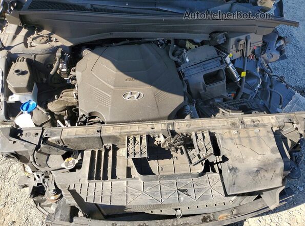KM8R5DHE1MU199005 2021 HYUNDAI PALISADE Gray Engine compartment view
