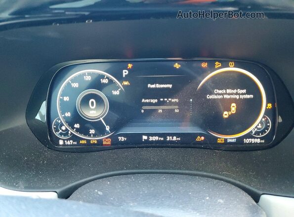 KM8R5DHE1MU199005 2021 HYUNDAI PALISADE Gray Instrument cluster view